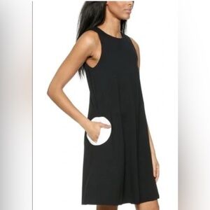 Lisa Perry Silk Black Sleeveless Mini Dress, Size 6
